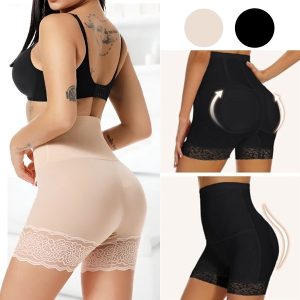 High-Waist Corrigerende Slips - Set van 2 (Zwart + Beige) | LACYFIT
