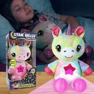 Eenhoorn Knuffel met Sterrenhemel Projectie | STARBEAR